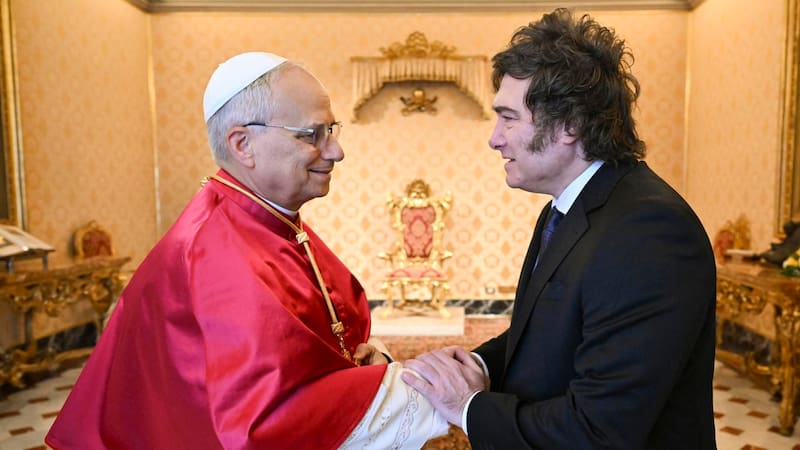 La reunión entre Javier Milei y el Papa duró cerca de 40 minutos (Fuente: Archivo).