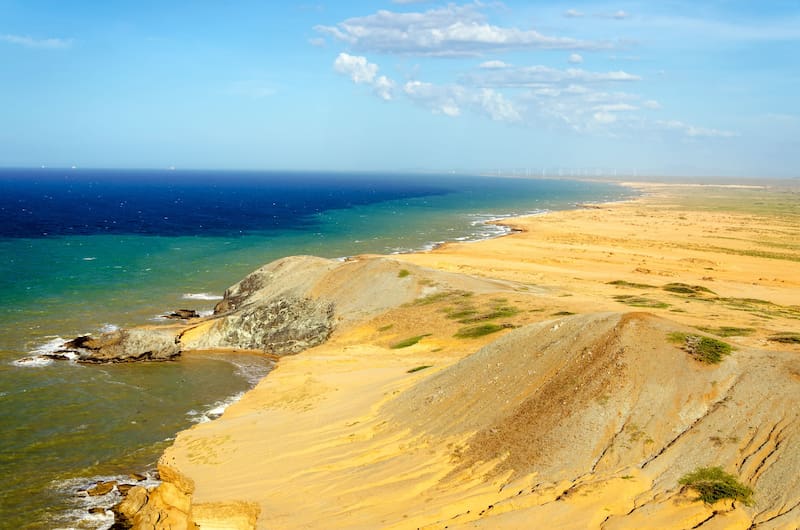 Cabo de la Vela es la elegida por muchos turistas para relajarse y disfrutar de sus playas paradisíacas. (Fuente: Shutterstock)