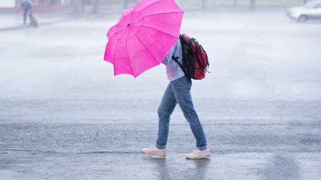 Inumet actualizó aviso por lluvias copiosas, tormentas fuertes y vientos intensos