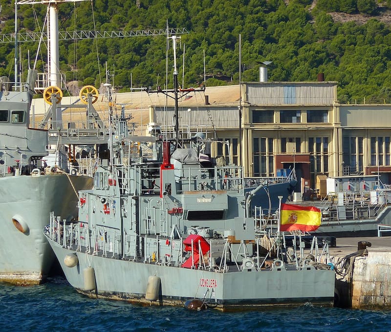Patrullero Conejera, parte de la Armada española. Foto: Wikimedia Commons.