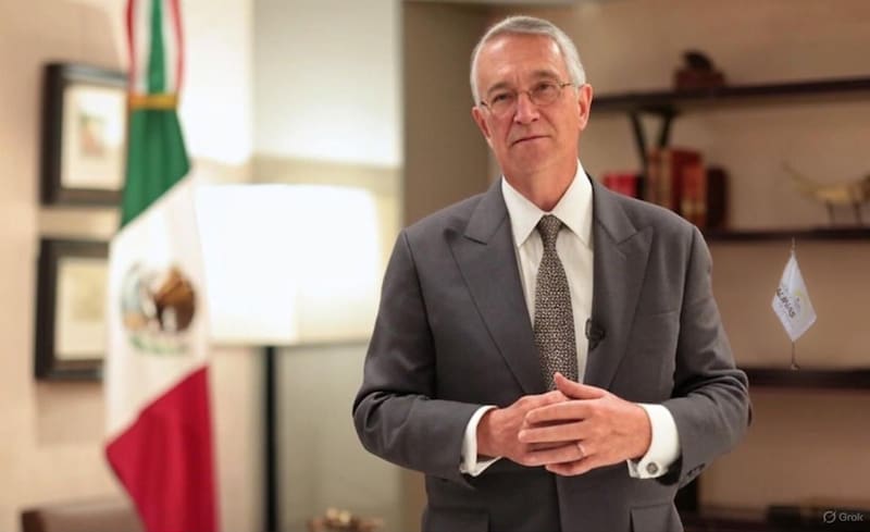 Empresario Ricardo Salinas Pliego enfrenta a Claudia Sheinbaum. Fuente: X de Salinas.