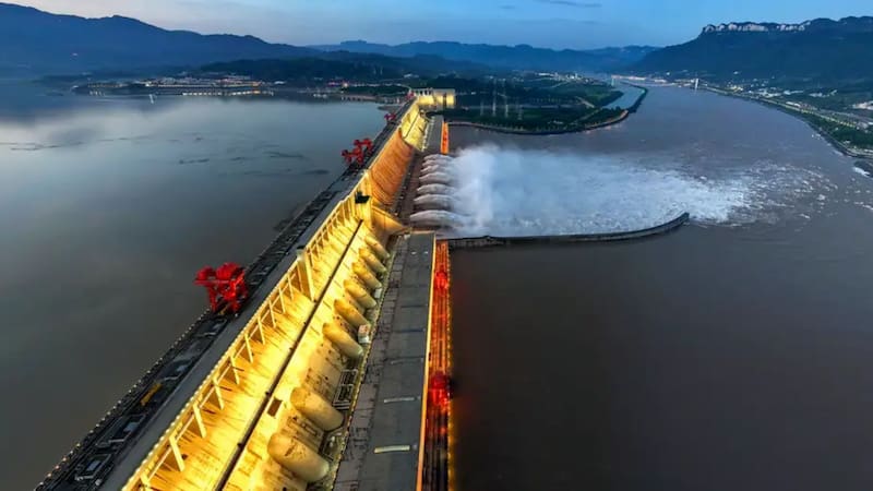 La presa las Tres Gargantas es la obra de su estilo más grande en el mundo (Fuente: archivo).