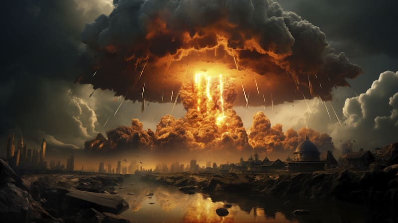 Los movimientos nucleares del mundo han encendido el temor por una nueva guerra mundial (Fuente: Inteligencia Artificial).