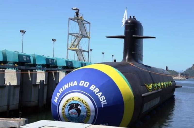 Brasil desarrolla el primer submarino nuclear de América Latina. Fuente: Archivo.