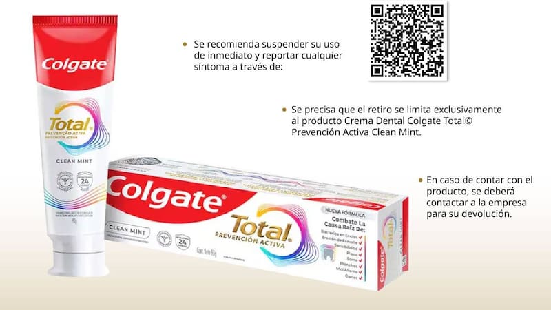 Colgate Total. Fuente: archivo.