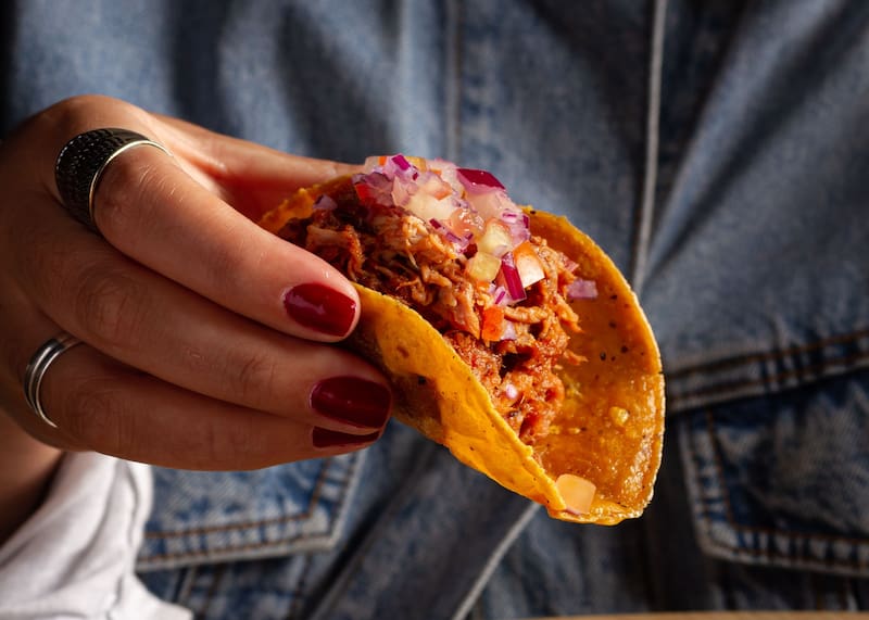 Taco en Barragán para una noche mexicana