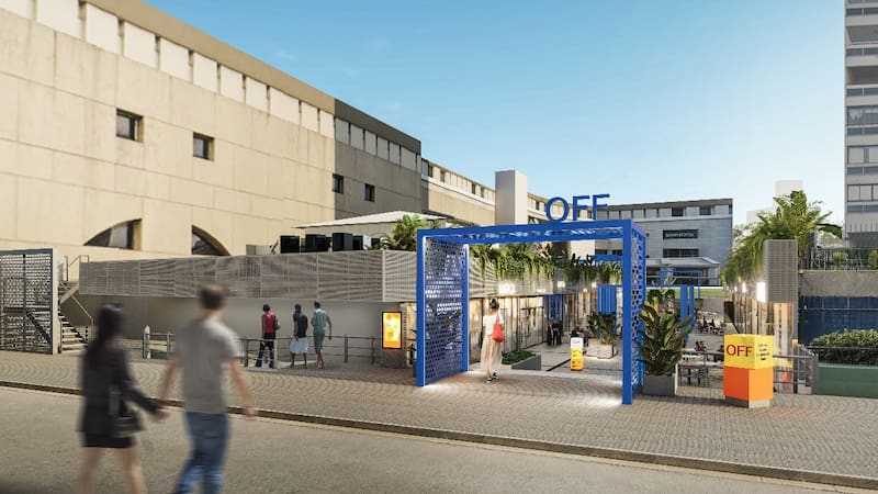 El ingreso del nuevo Palermo Off es junto al shopping Alto Palermo