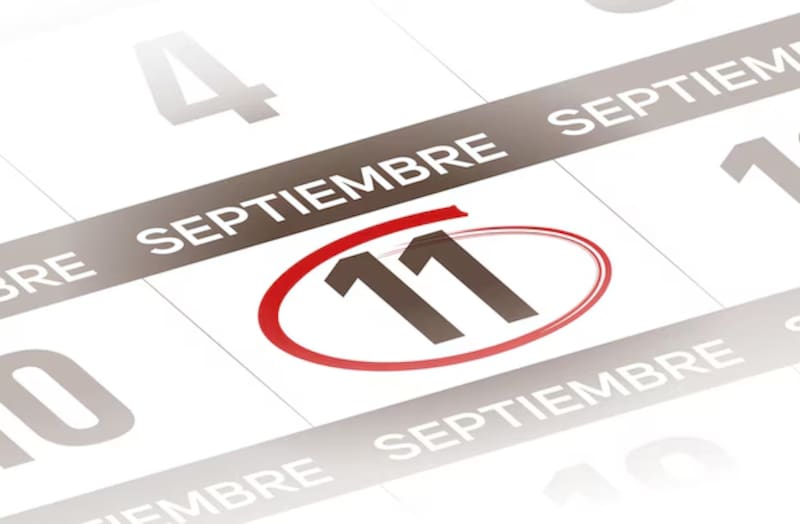 11 de septiembre, Día de la Diada, será festivo oficial en Catalulña. Fuente: Freepik.