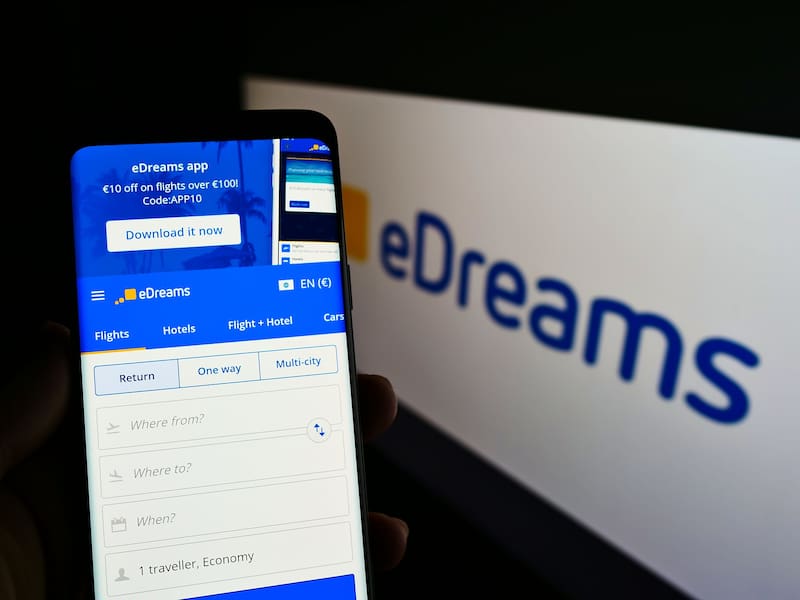 eDreams se desploma un 15% tras reducir su beneficio a 200.000 euros. (Fuente: Shutterstock).