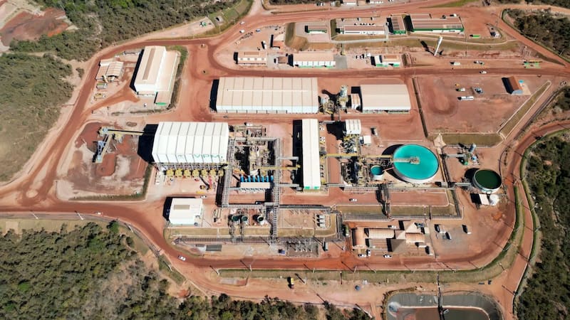 El yacimiento que explota Serra Verde está ubicado en el estado de Goiás.