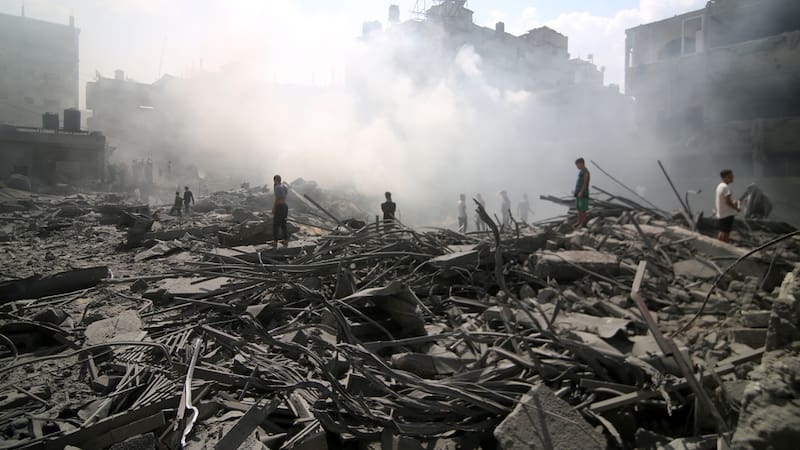 Guerra en Franja de Gaza, imágenes de archivo. Fuente: Shutterstock