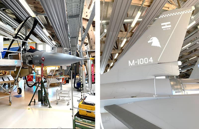 Detalles de los trabajos realizados en Dinamarca a los futuros F-16 de la Argentina.