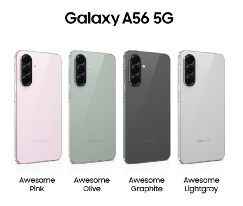 El Samsung Galaxy A56 5G, uno de los modelos más completos de la Serie A.