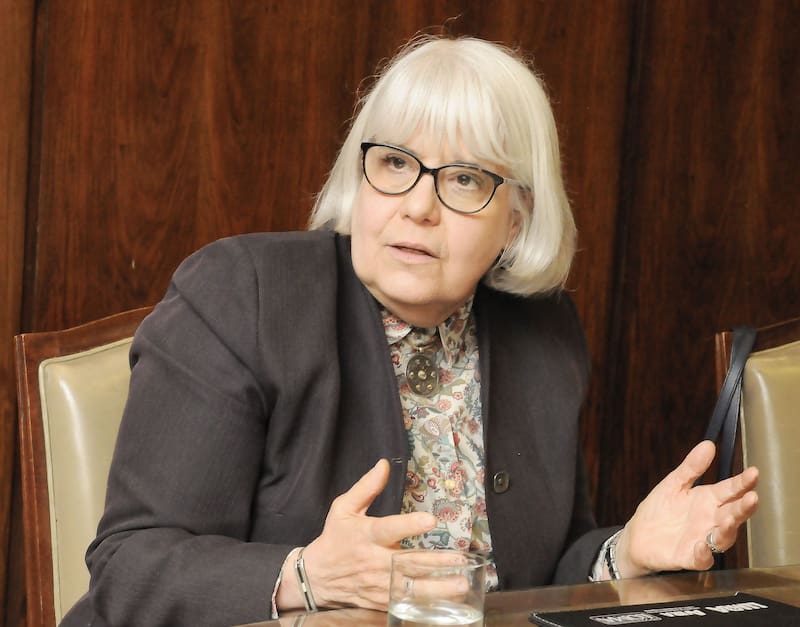 Irene Capusselli, presidenta de AVIRA. Crédito; Enrique Pinta