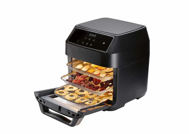 Esta nueva freidora de aire prepara comidas de 9 maneras distintas. (Fuente: Lidl).