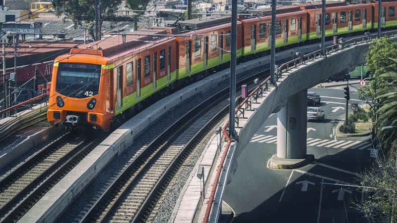 El Metro de la Ciudad de México es uno de los transportes públicos más populares del país. Fuente: archivo