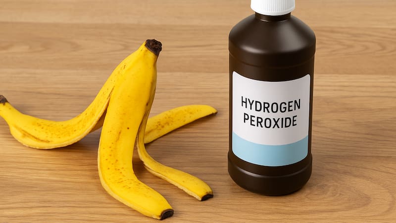 Cáscara de banana con agua oxigenada: por qué recomiendan esta mezcla y para qué sirve.