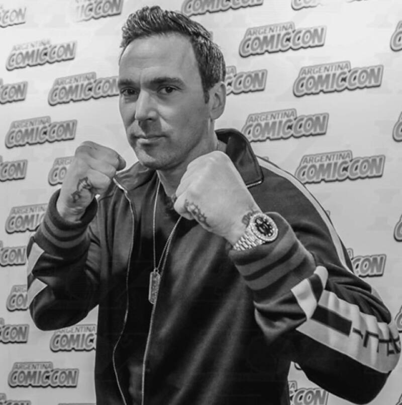 El actor visitó la Argentina Comic Con en 2017. (Instagram @argcomiccon).