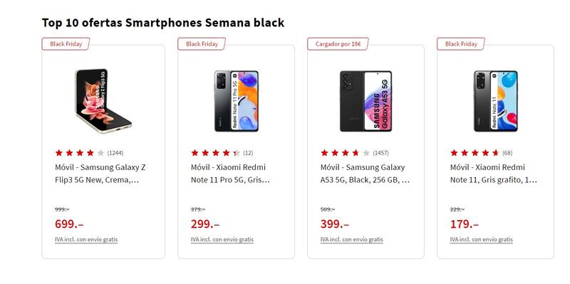Ofertas en telefonía móvil en MediaMarkt.