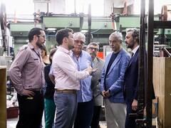 Cafiero junto a Ferraresi recorrieron PyME metalúrgica que exporta más del 60 por ciento de su producción