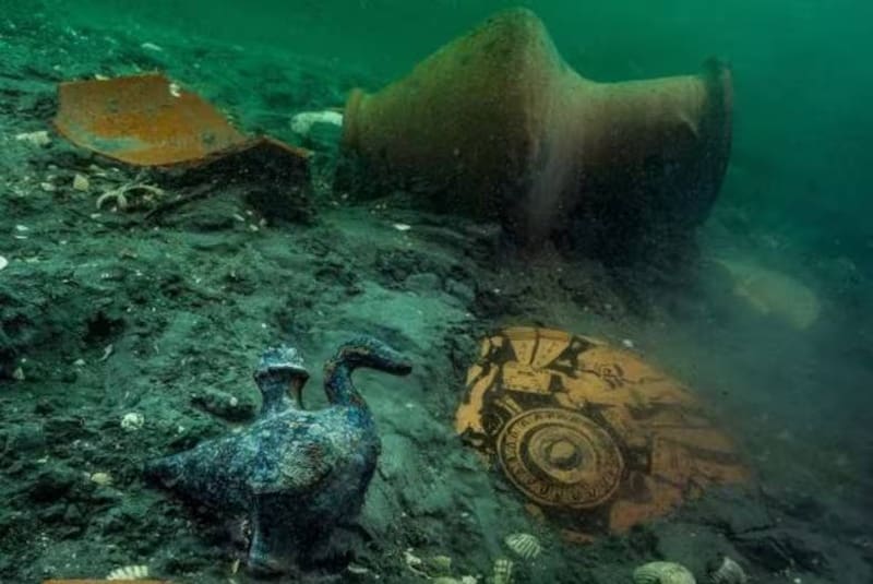 Tesoros en el fondo del mar. Fuente: Christoph Gerigk/Franck Goddio/Hilti Foundation.