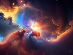 Impactante: captan el momento exacto en que dos galaxias colisionan monstruosamente