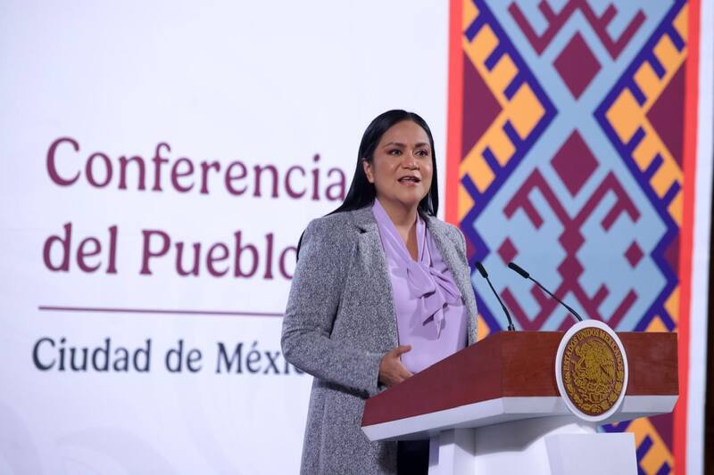 Ariadna Montiel Reyes confirmó la apertura de registro a las pensiones. Fuente: Secretaría del Bienestar.