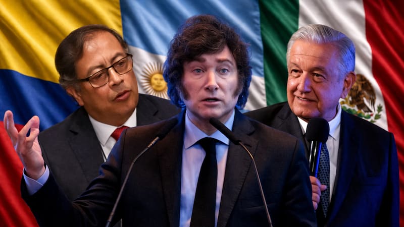 Milei vs. López Obrador y Petro: qué hay detrás de la pelea entre los tres presidentes