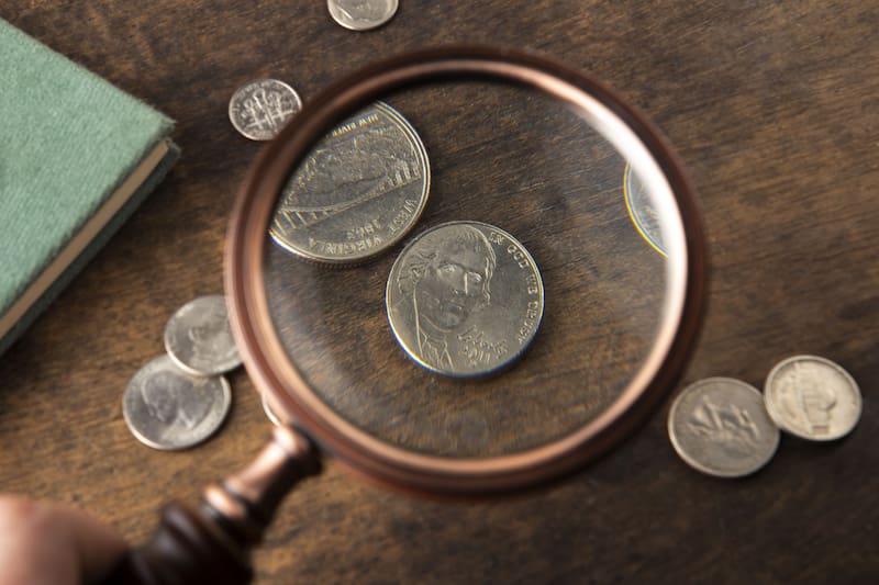 La monedas son una pieza clave de la numismática. Fuente: Freepik