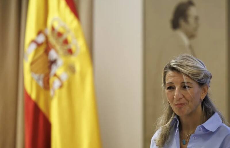 Yolanda Días, la vicepresidenta segunda del Gobierno y Ministra de Trabajo y Economía Social (Foto: EFE/Sergio Pérez)