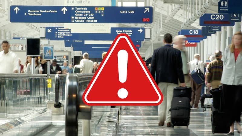 Tus billetes son detectables: nuevas reglas de efectivo en aeropuertos de EE. UU. Fuente: Shutterstock.