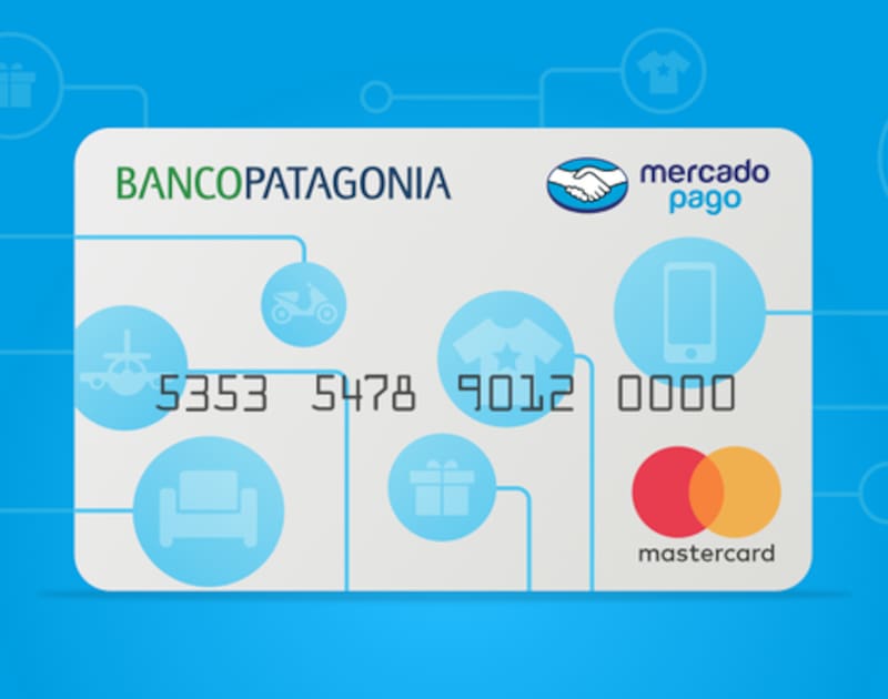Tarjeta de Mercado Pago y Banco Patagonia.