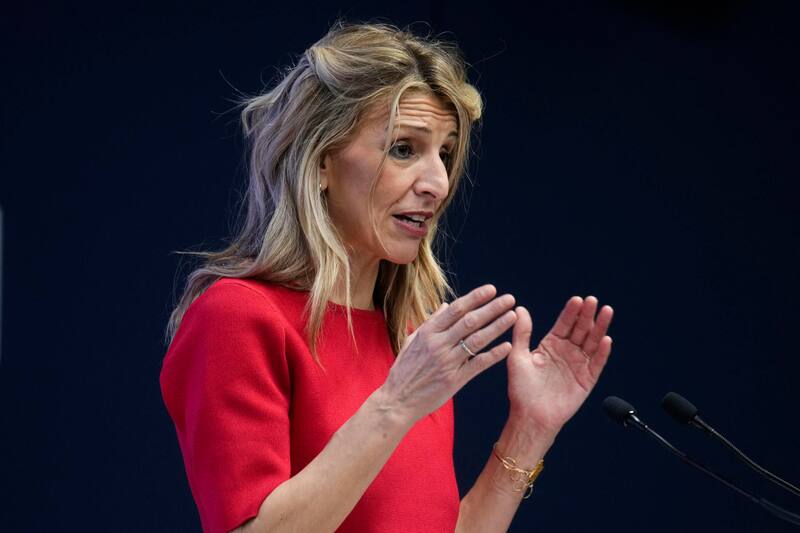 ¿Por qué Yolanda Díaz critica la postura económica de Trump? Fuente: archivo.