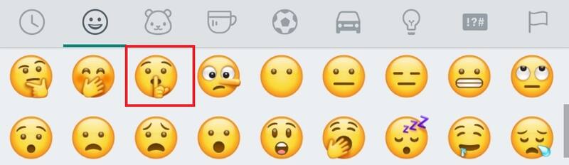 Nuevo emoji de WhatsApp.