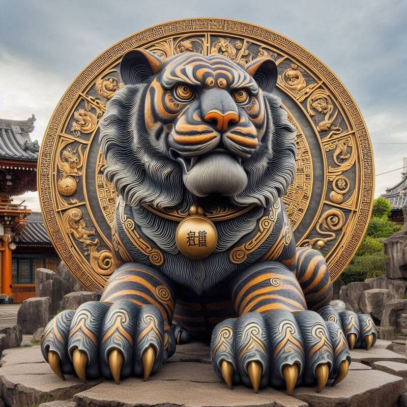 El Tigre del Horóscopo Chino. Fuente: Bing AI.