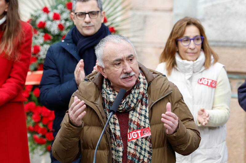 El secretario general de UGT Pepe Álvarez. (Foto: EFE).