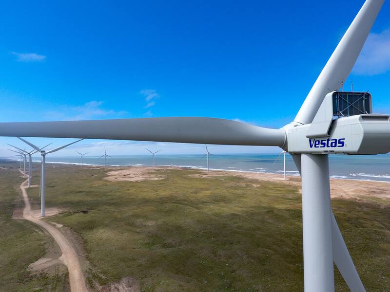 Vestas cuenta con 1980 MW en operación en el país