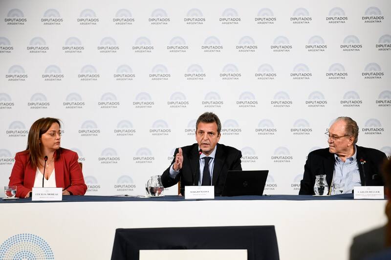 Sergio Massa defendió el Presupuesto 2023 en Diputados.