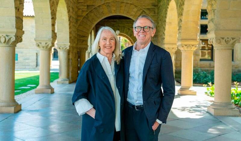 Anne y John Doerr, patrocinadoras de la nueva escuela de Stanford