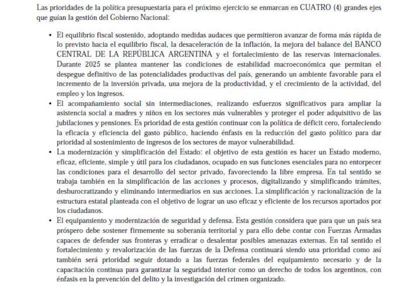 Las prioridades del Presupuesto que fueron adelantadas desde el Ministerio de Economía en julio