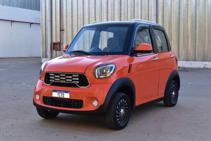 El Coradir Tito, de producción nacional, fue el quinto auto 'verde' más vendido del mercado local y el único puramente eléctrico del top-10.