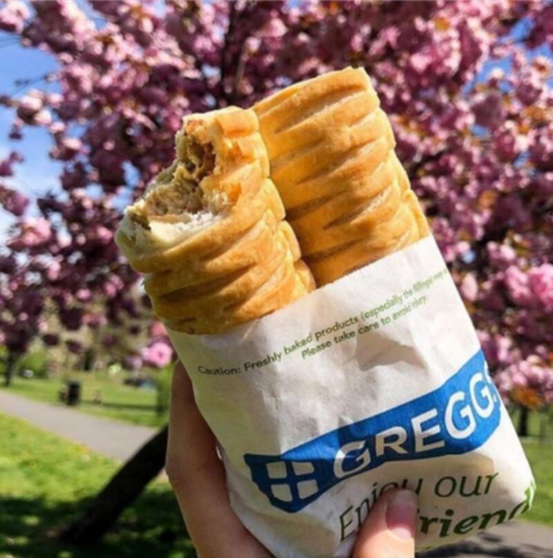 Los sausage rolls son uno de los productos más populares de la cadena británica de comida rápida.
