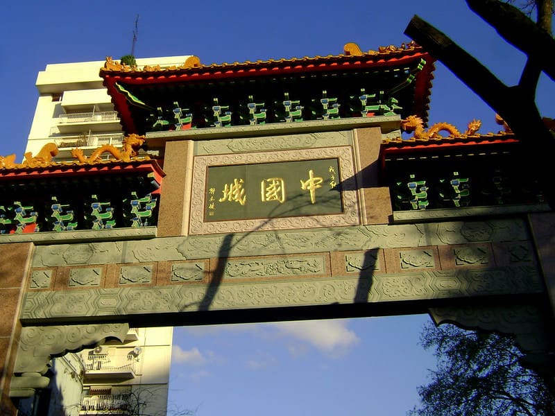 Barrio Chino en el barrio Belgrano. Fuente: Buenos Aires Ciudad.
