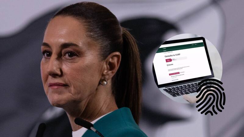 Claudia Sheinbaum anunció que se deberá presentar la CURP en Edomex para compras de chips telefónicos. Foto: archivo.
