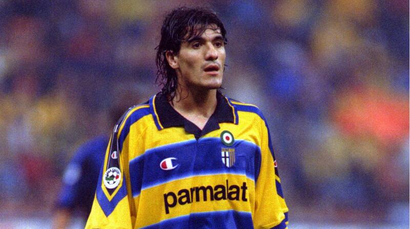 Ariel Ortega, una de las figuras de Parma AC durante la administración de los Tanzi.