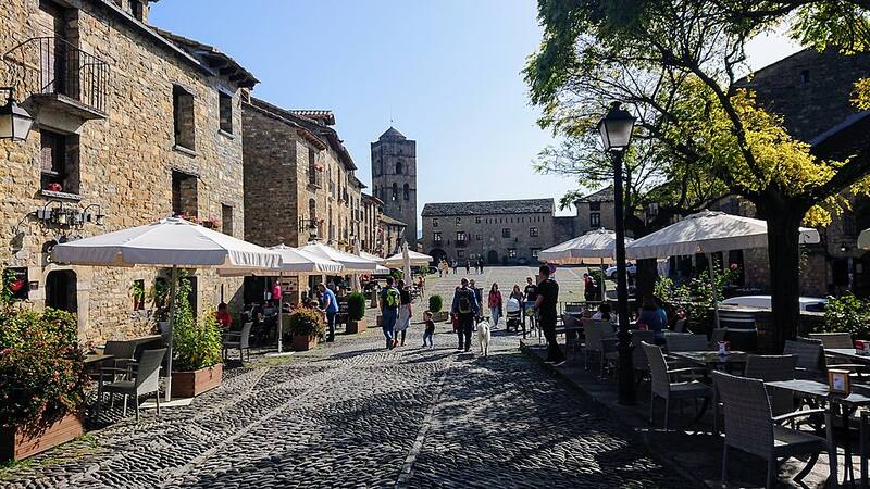 Plaza Mayor de Aínsa. (Fuente: archivo).