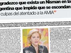 "Nunca voy a creer que fue un suicidio", dijo Pilar Rahola, la española que impactó a Nisman antes de morir