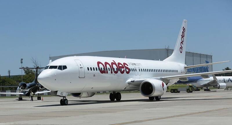 Andes volverá a operar en la Argentina