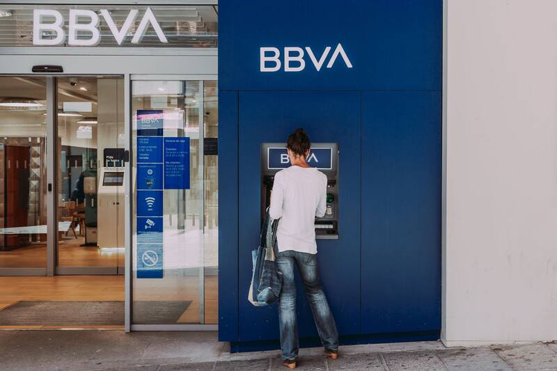Usuarios del banco BBVA. Fuente: Archivo.
