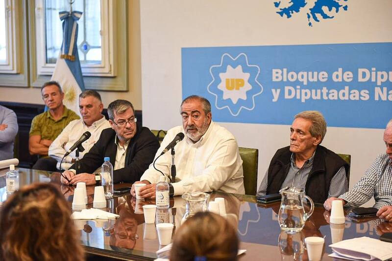 Los representantes de la CGT se reunieron con el bloque de diputados de Unión por la Patria